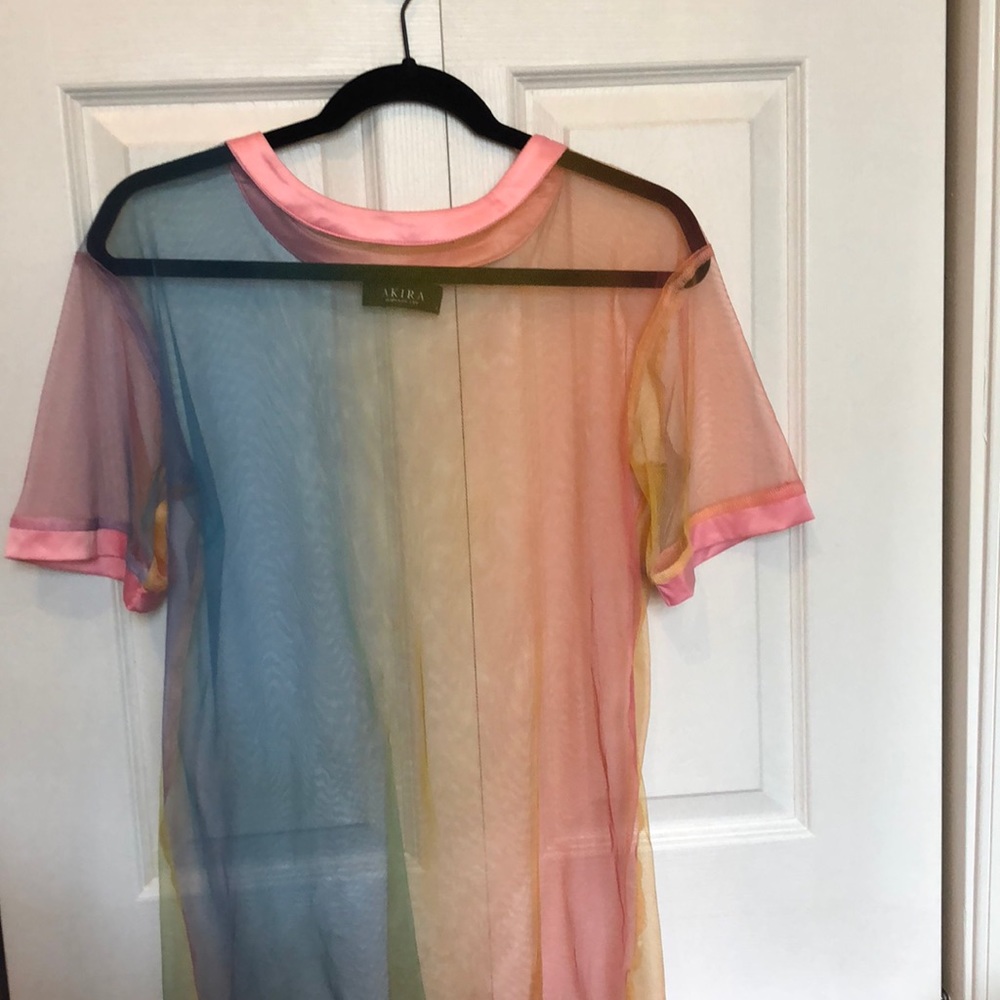 rainbow rave cover up🌈